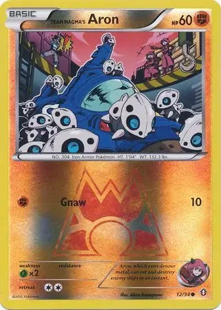Team Magma's Aron #12