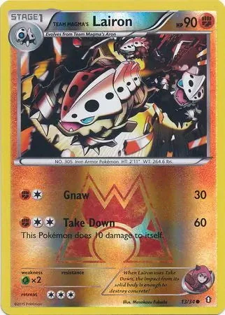 Team Magma's Lairon #13