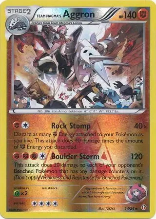 Team Magma's Aggron #14