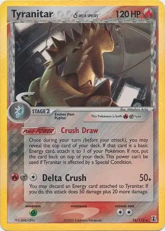 Tyranitar δ #16